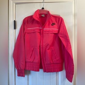 Pink Nike track jacket, size S
